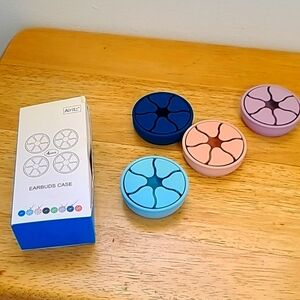 4 Pack Earbuds Storage Cases